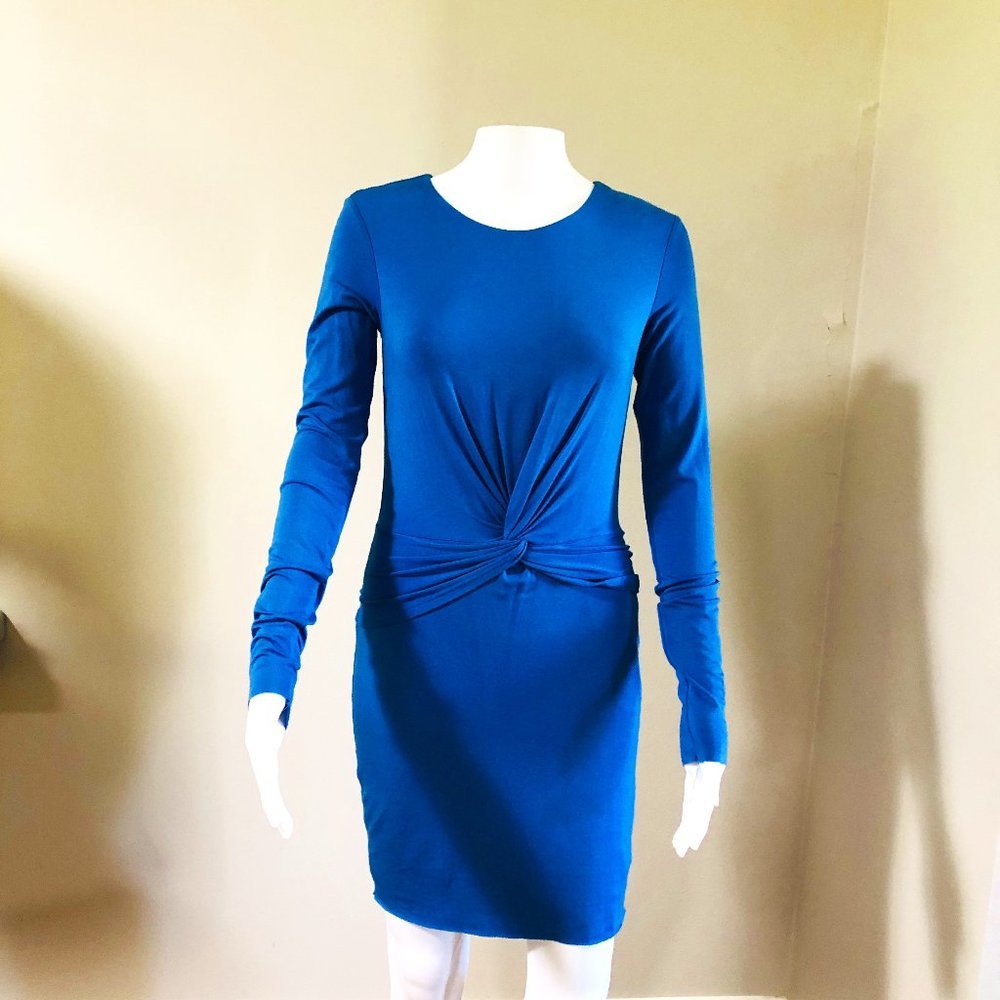 Bailey 44 Blue Midi Dress with Elegant Design